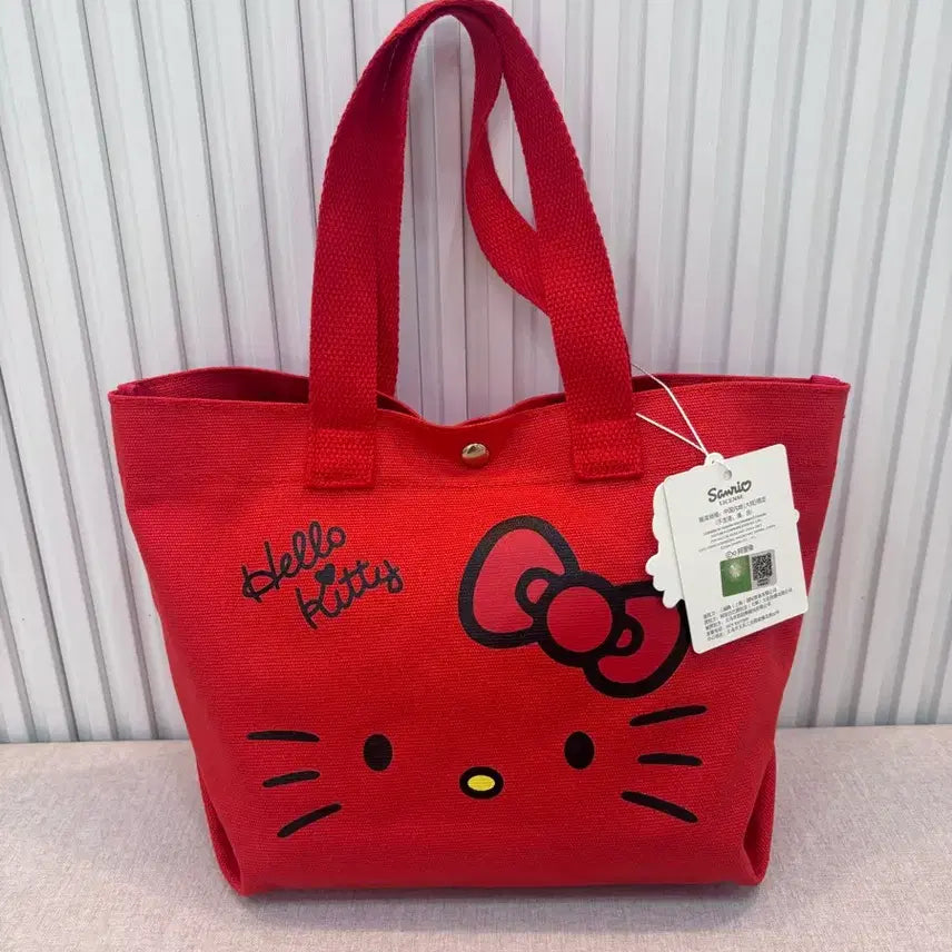 [SOLD OUT] 산리오 헬로키티 레드 토트백 새상품