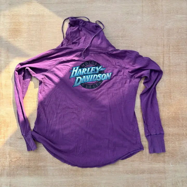 [BUNJANG] Harley-Davidson Logo Purple Hoodie / Harley-Davidson Logo Purple Hoodie 할데
