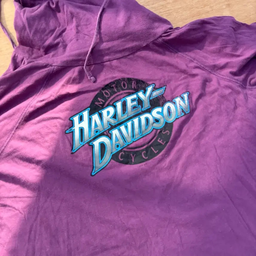 [BUNJANG] Harley-Davidson Logo Purple Hoodie / Harley-Davidson Logo Purple Hoodie 할데