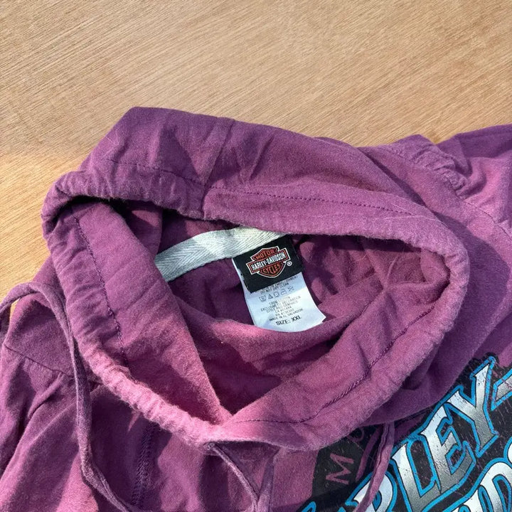 [BUNJANG] Harley-Davidson Logo Purple Hoodie / Harley-Davidson Logo Purple Hoodie 할데