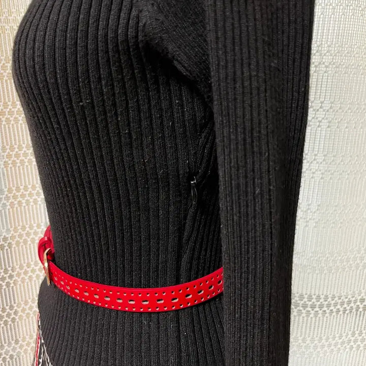 [BUNJANG] Natsang Checkered Knit Dress / 나트상의체크원피스