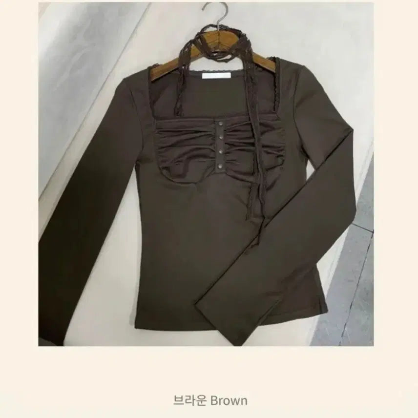 [SOLD OUT] 에이블리 레이스 타이 셔링 티셔츠 (미개봉 새상품)