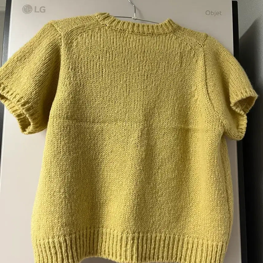 [BUNJANG] London Lace Short Sleeve Knit Top / 런던레이스 반팔 니트