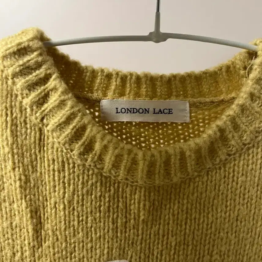 [BUNJANG] London Lace Short Sleeve Knit Top / 런던레이스 반팔 니트