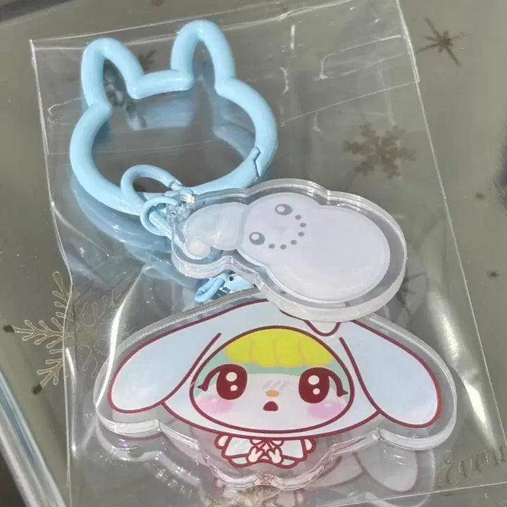[BUNJANG] Animal Crossing Mitchel Snowman Acrylic Keyring / 모동숲 2차창작굿즈 미첼 눈사람 아크릴키링