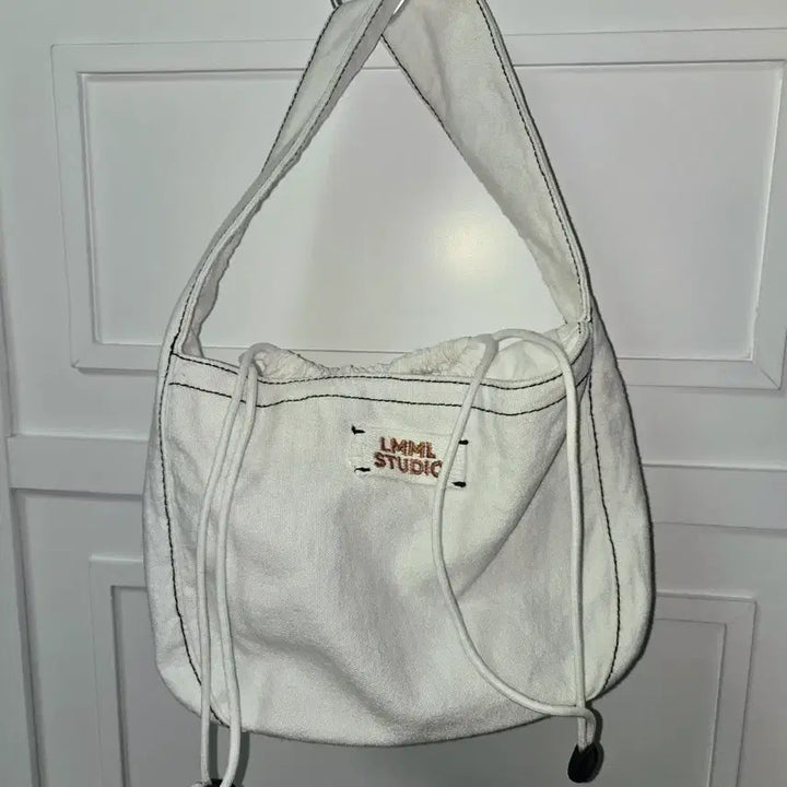 [BUNJANG] lmml Denim Canvas Pocket Shoulder Bag / lmml 데님 캔버스 포켓숄더백 스트링백