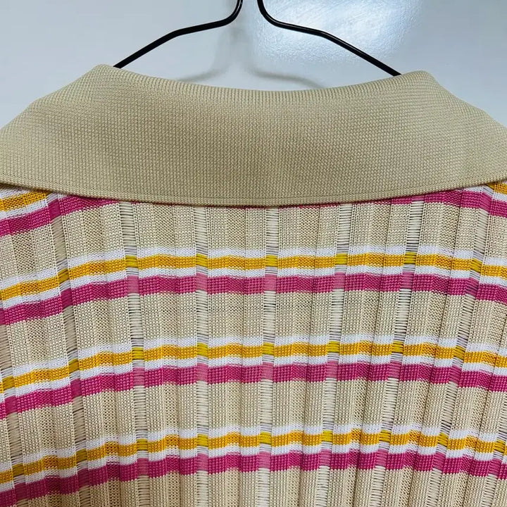 [BUNJANG] ZARA Striped Knit Collar Long Dress / 자라 스트라이프 카라 니트 원피스 새상품