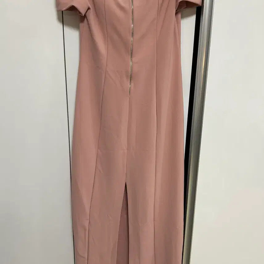 [BUNJANG] ZARA Pink Off-Shoulder Long Dress / [50% 할인] 자라 핑크 오프숄더 롱 원피스 새상품