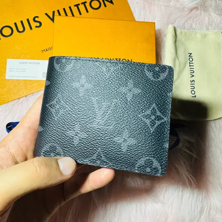 [BUNJANG] Louis Vuitton Eclipse Slender Wallet / [OS,새상품급] 루이비통 이클립스 슬랜더 반지갑 풀구성