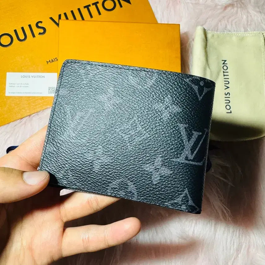 [BUNJANG] Louis Vuitton Eclipse Slender Wallet / [OS,새상품급] 루이비통 이클립스 슬랜더 반지갑 풀구성