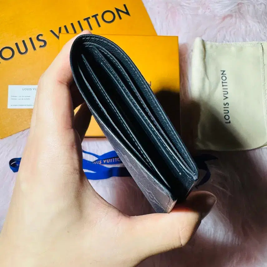 [BUNJANG] Louis Vuitton Eclipse Slender Wallet / [OS,새상품급] 루이비통 이클립스 슬랜더 반지갑 풀구성