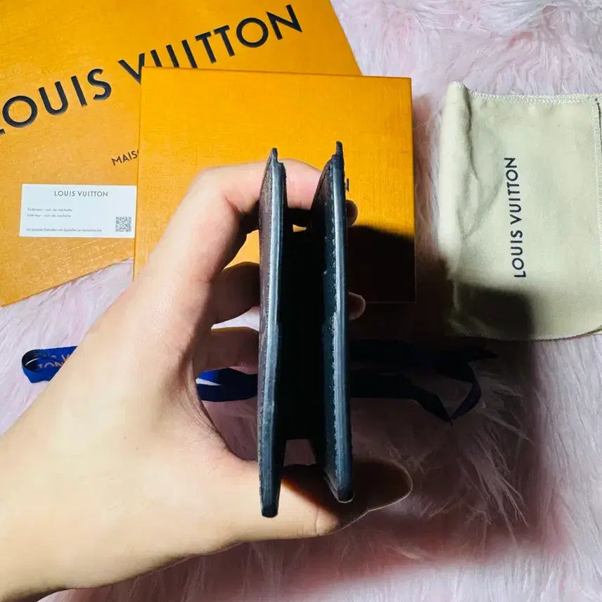[BUNJANG] Louis Vuitton Eclipse Slender Wallet / [OS,새상품급] 루이비통 이클립스 슬랜더 반지갑 풀구성