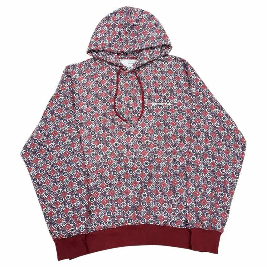 [BUNJANG] thisisneverthat Tile Pattern Fleece Sweat Set Burgundy XL / 디스이즈네버댓 타일 패턴 기모 스웻 셋업 세트 버건디 XL