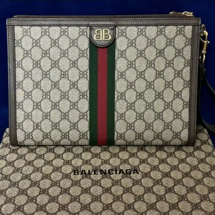 [BUNJANG] Gucci x Balenciaga Ophidia Clutch / 구찌 발렌시아가 콜라보 오피디아 클러치 정품