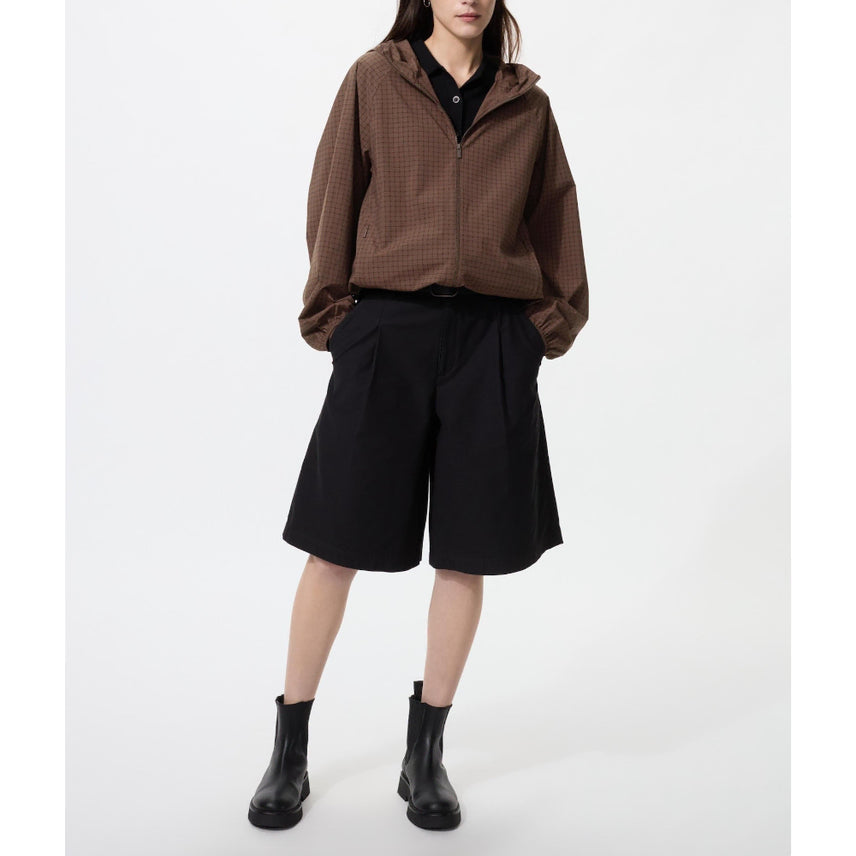 [BUNJANG] Uniqlo Pocketable UV Cut Check Parka Windbreaker / 유니클로 포켓터블 UV컷 체크 파카 바람막이