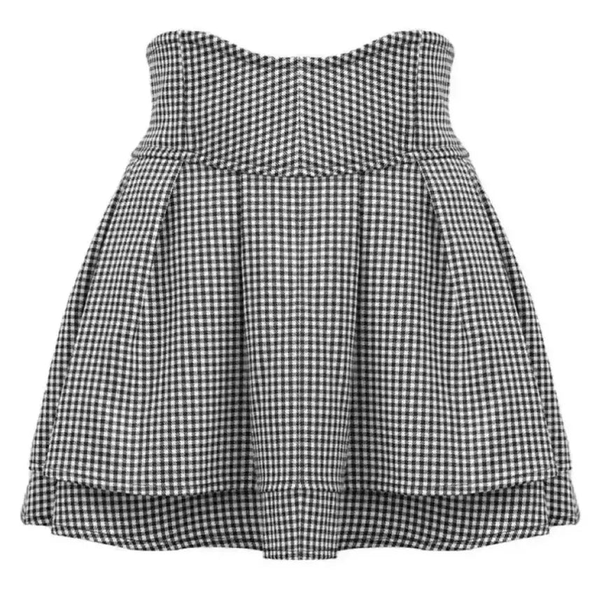 [BUNJANG] Michel Macaron Checkered Skirt (Size M) / 미셸마카롱 체크 스커트 m