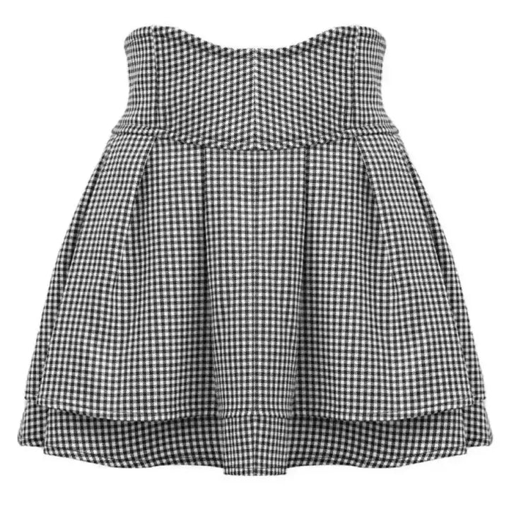 [BUNJANG] Michel Macaron Checkered Skirt (Size M) / 미셸마카롱 체크 스커트 m