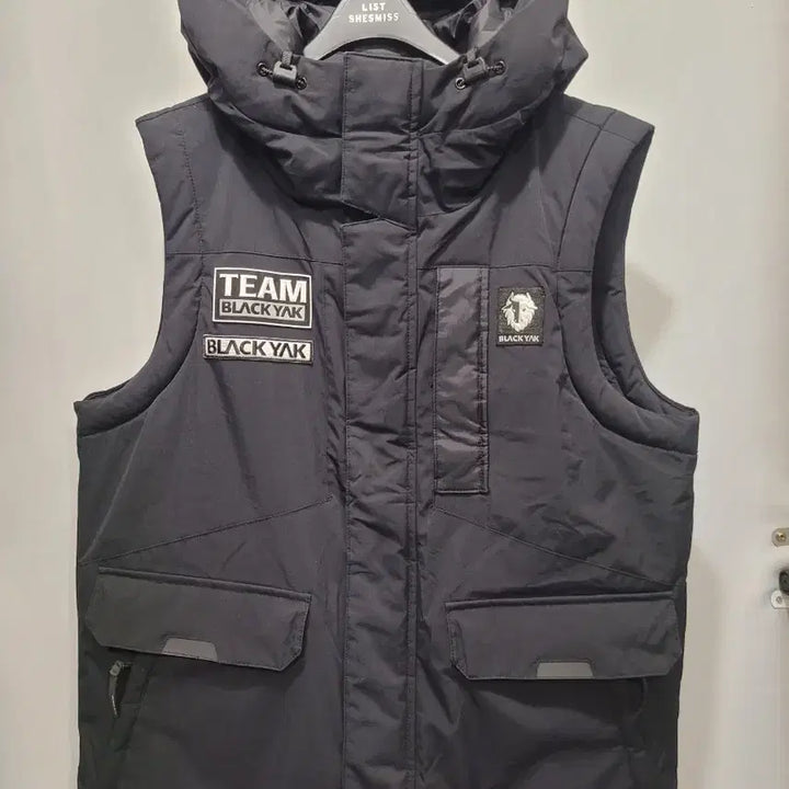 [BUNJANG] Black Yak Team Padded Vest / 블랙야크 팀 패딩 조끼 블랙