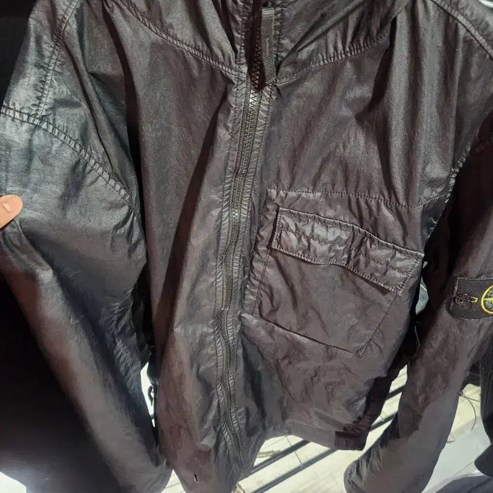 [BUNJANG] Stone Island Membrana Windbreaker Jacket / 멤브라나 스톤아일랜드 바람막이