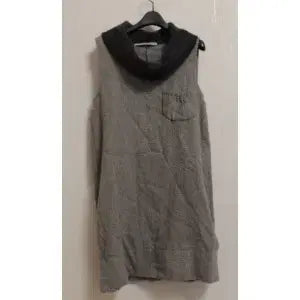 [BUNJANG] Wool Turtleneck Long Vest / 모직 터들 롱조끼 / 반품 47cm