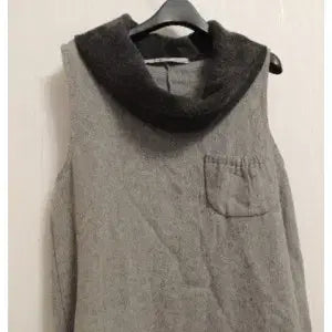 [BUNJANG] Wool Turtleneck Long Vest / 모직 터들 롱조끼 / 반품 47cm