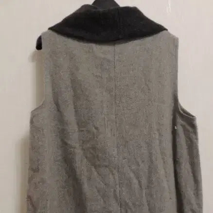 [BUNJANG] Wool Turtleneck Long Vest / 모직 터들 롱조끼 / 반품 47cm