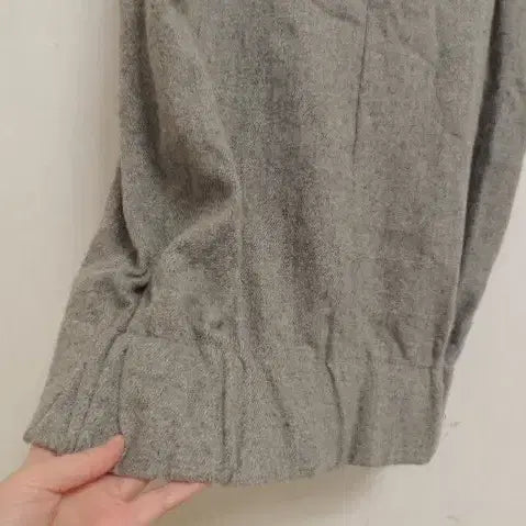 [BUNJANG] Wool Turtleneck Long Vest / 모직 터들 롱조끼 / 반품 47cm