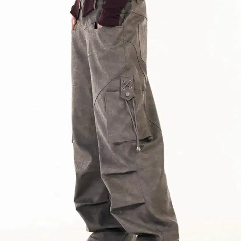 [BUNJANG] Set Up Exe Eyelet Cargo Pants / 셋업이엑스이 아일렛 카고팬츠 바지