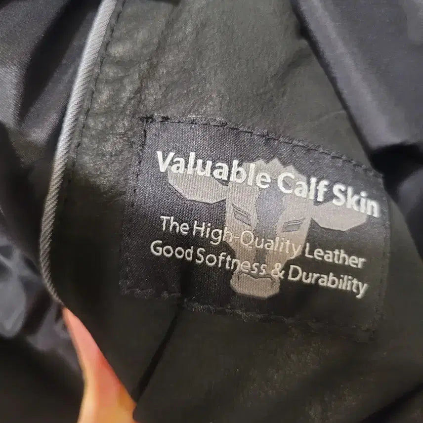 [BUNJANG] City Gee Black Leather Trench Coat (Size 55) / City Gee 블랙 가죽 트렌치 코트55사이즈