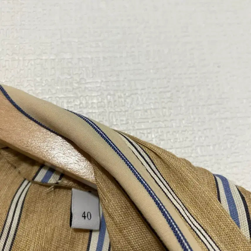 [BUNJANG] Sandro Striped Long Dress / 산드로 스트라이프 롱 원피스