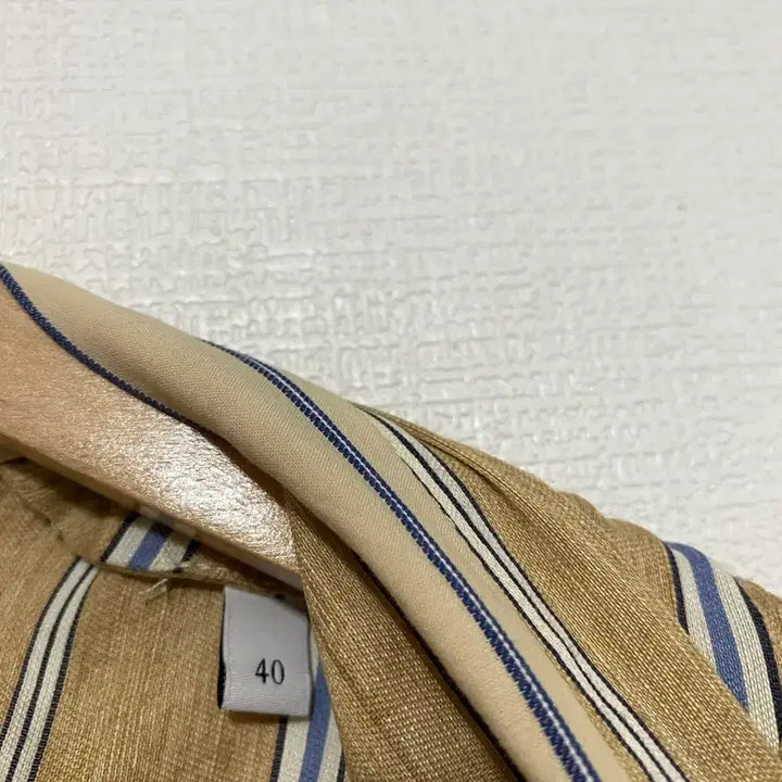 [BUNJANG] Sandro Striped Long Dress / 산드로 스트라이프 롱 원피스