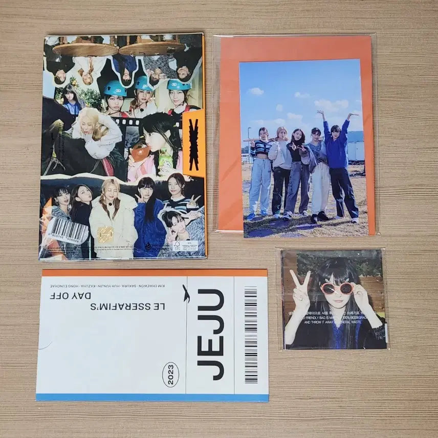 [BUNJANG] LE SSERAFIM Dayoff Jeju Photobook POB Bundle / 르세라핌 데이오프 제주 포토북 특전포함 양도
