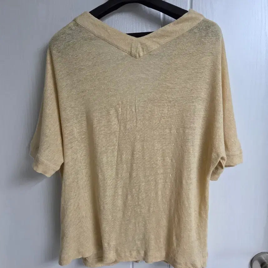 [BUNJANG] Massimo Dutti Linen Cardigan Short Sleeve Shirt / 마시모두띠 린넨 가디건 반팔 셔츠