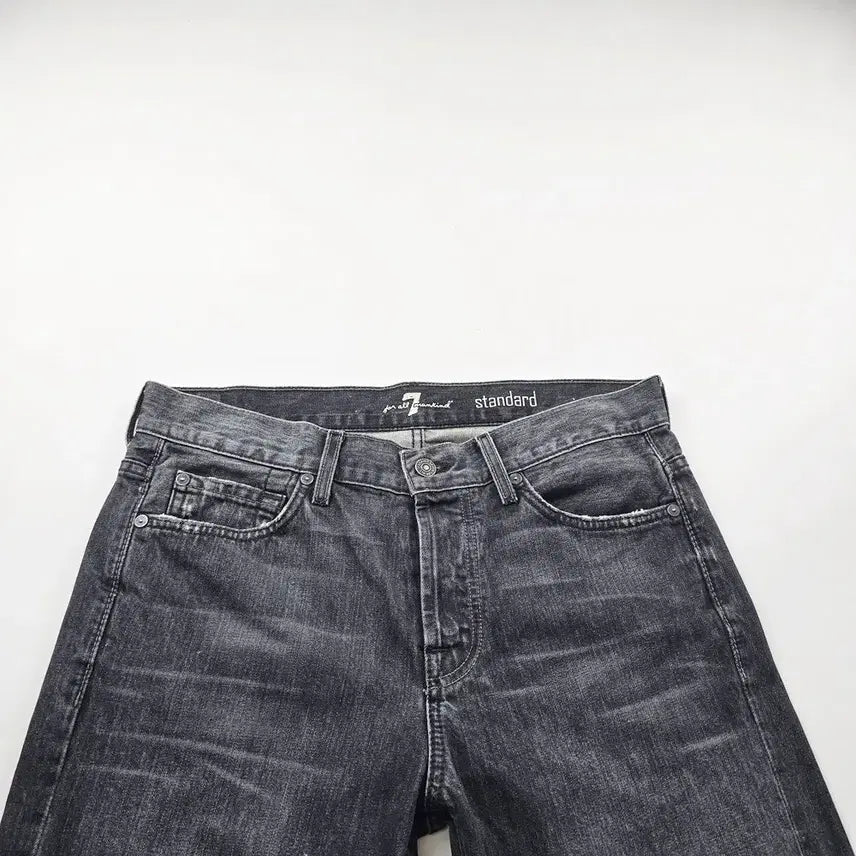 [BUNJANG] 7 For All Mankind Straight Leg Denim Jeans / 세븐진 청바지 일자 미국 데님 사이즈33 R4668