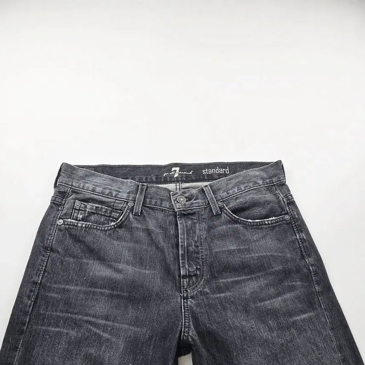 [BUNJANG] 7 For All Mankind Straight Leg Denim Jeans / 세븐진 청바지 일자 미국 데님 사이즈33 R4668