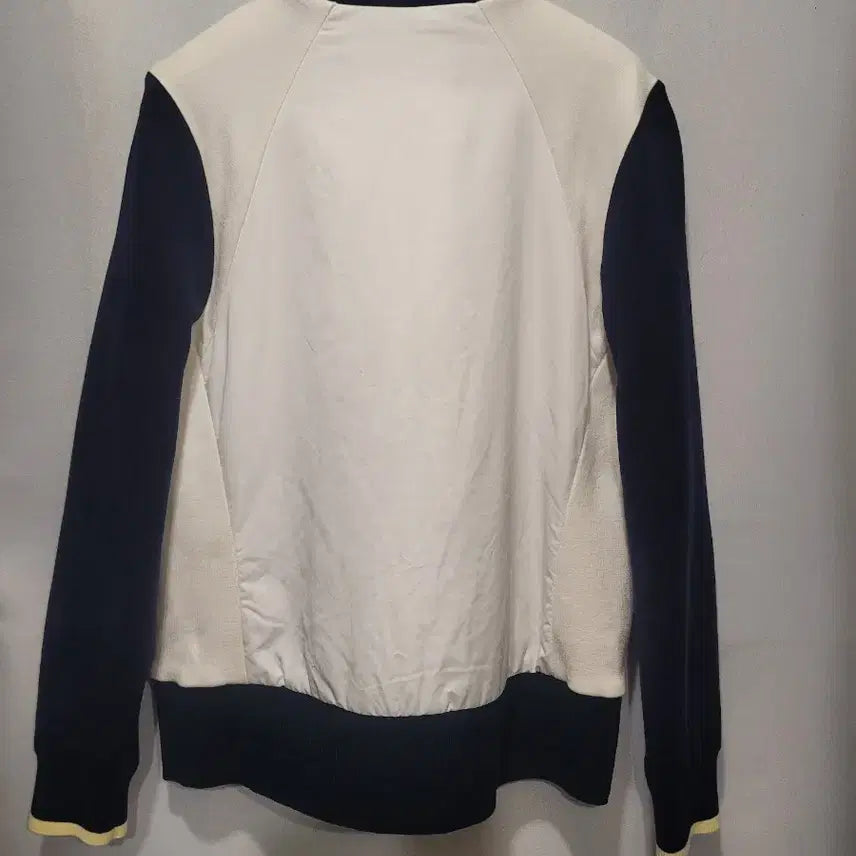 [BUNJANG] Le Coq White Color Block Jacket / 르꼬끄 화이트 배색 자켓L(66추천드려요)