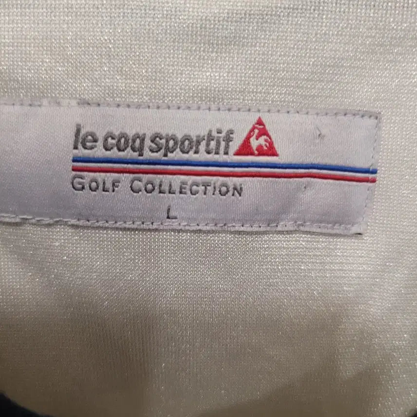 [BUNJANG] Le Coq White Color Block Jacket / 르꼬끄 화이트 배색 자켓L(66추천드려요)