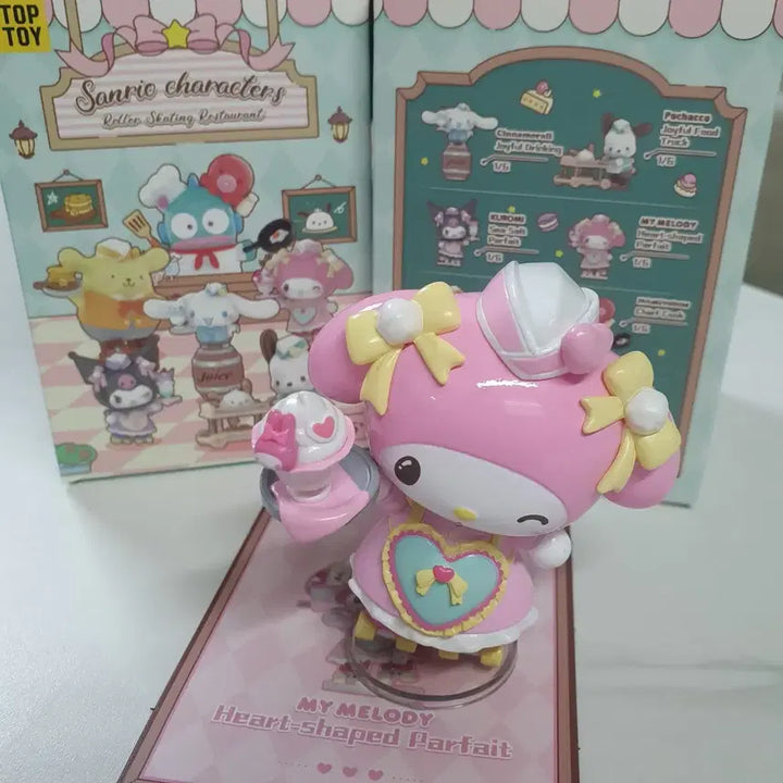 [BUNJANG] TopToy My Melody Roller Skating Restaurant Figure / 탑토이 산리오 마이멜로디 레스토랑 피규어 (새상품)