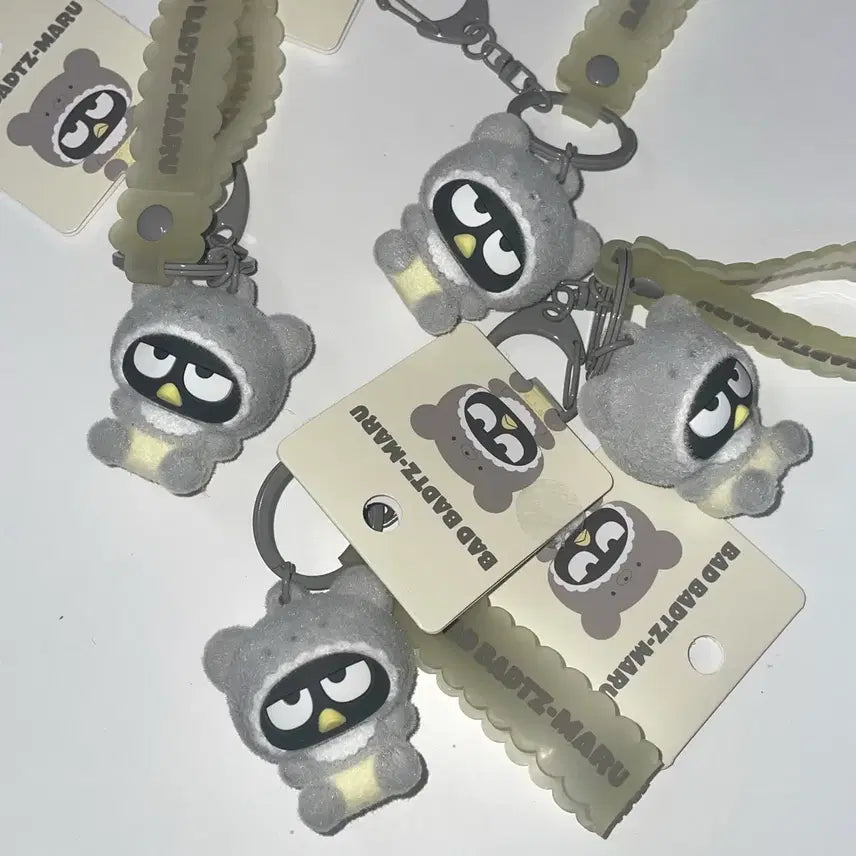 [SOLD OUT] 배드 바츠마루 플로키 털 피규어 키홀더 키링
