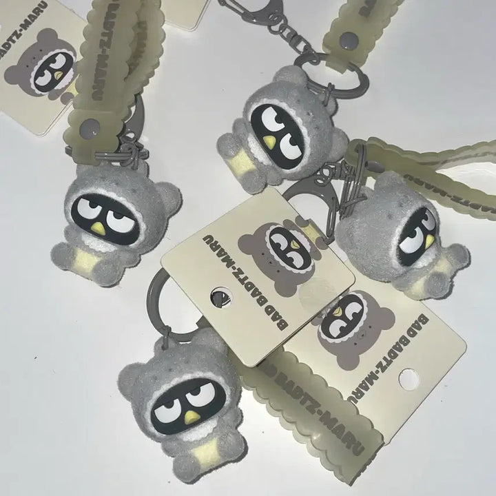 [SOLD OUT] 배드 바츠마루 플로키 털 피규어 키홀더 키링