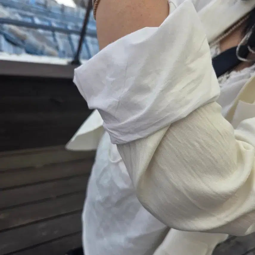 [BUNJANG] Ivory NC Fabric Single Jacket / 아이보리NC원단싱글자켓