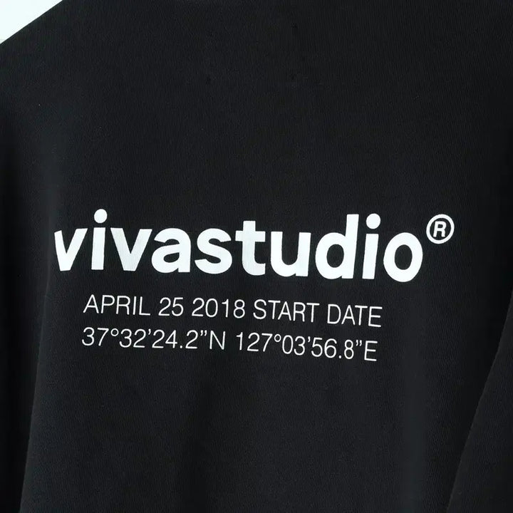 [BUNJANG] VIVASTUDIO Sweatshirt Black / (M-L) 비바스튜디오 맨투맨 티셔츠 블랙 아메카지-1783E