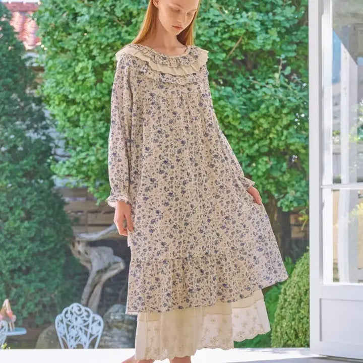 [BUNJANG] Ulalala Pajama Breve Long Sleeve Dress / 울랄라파자마 브레베 긴팔 원피스