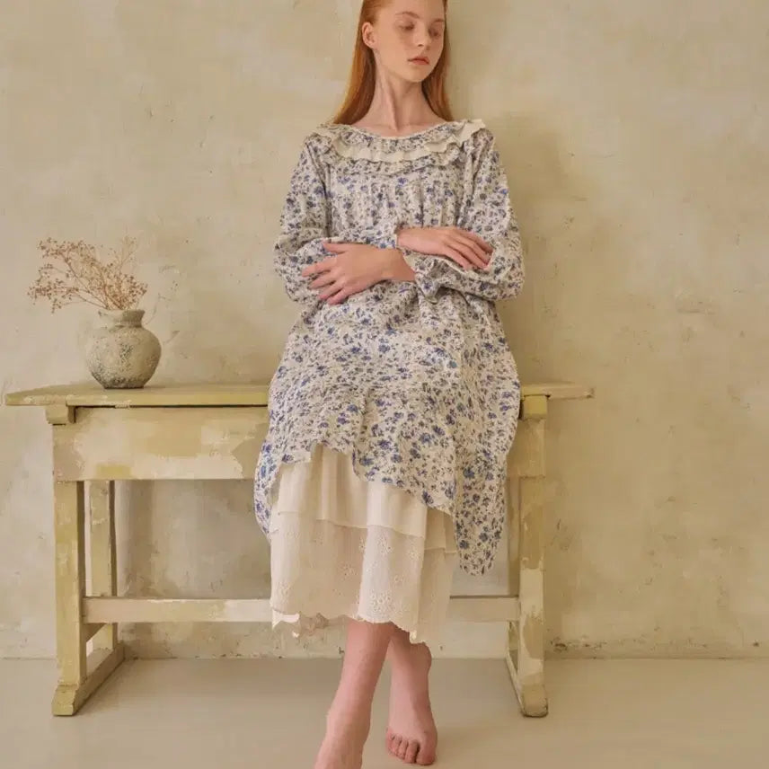 [BUNJANG] Ulalala Pajama Breve Long Sleeve Dress / 울랄라파자마 브레베 긴팔 원피스