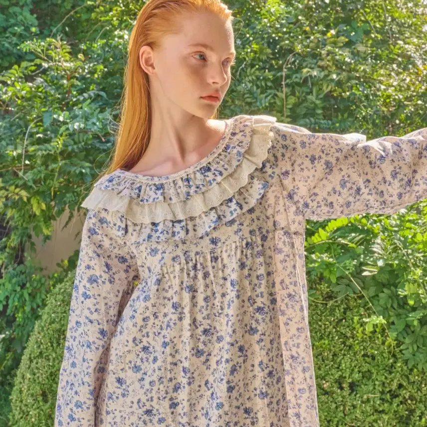[BUNJANG] Ulalala Pajama Breve Long Sleeve Dress / 울랄라파자마 브레베 긴팔 원피스