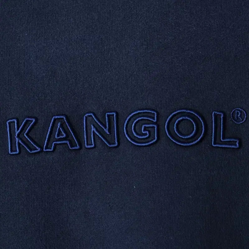 [BUNJANG] Kangol Lettering Navy Old School Sweatshirt / (XL-2XL) 캉골 맨투맨 티셔츠 레터링 네이비 올드스쿨-17852