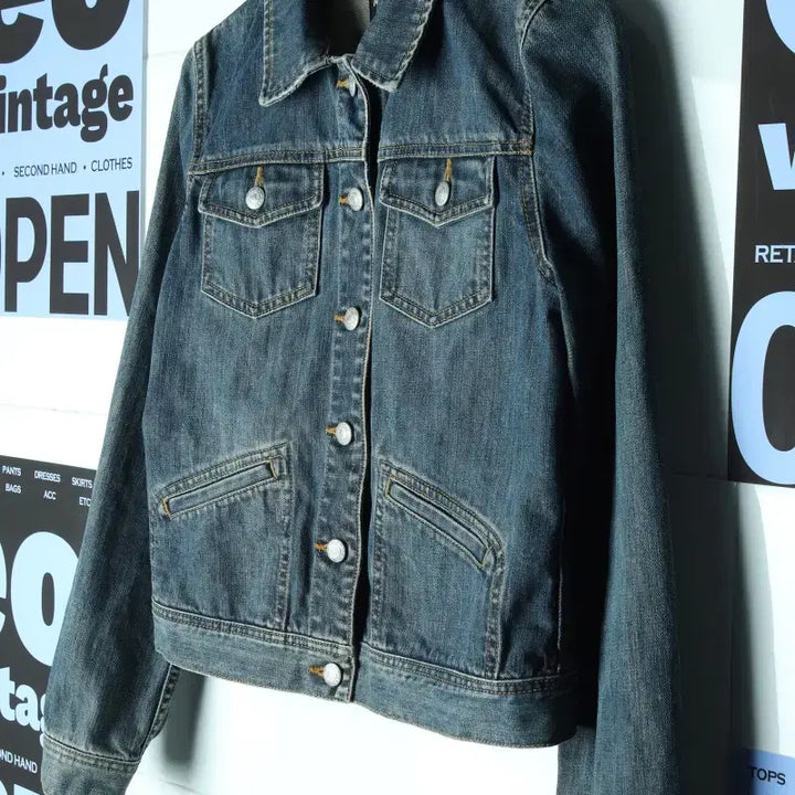 [BUNJANG] Polo Ralph Lauren Denim Windbreaker Jacket / W(M) 폴로 랄프로렌 집업 바람막이 점퍼자켓 청 데님-1780C