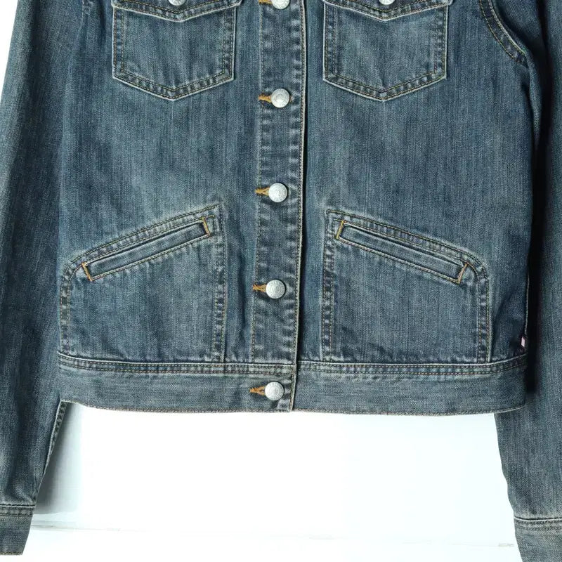 [BUNJANG] Polo Ralph Lauren Denim Windbreaker Jacket / W(M) 폴로 랄프로렌 집업 바람막이 점퍼자켓 청 데님-1780C