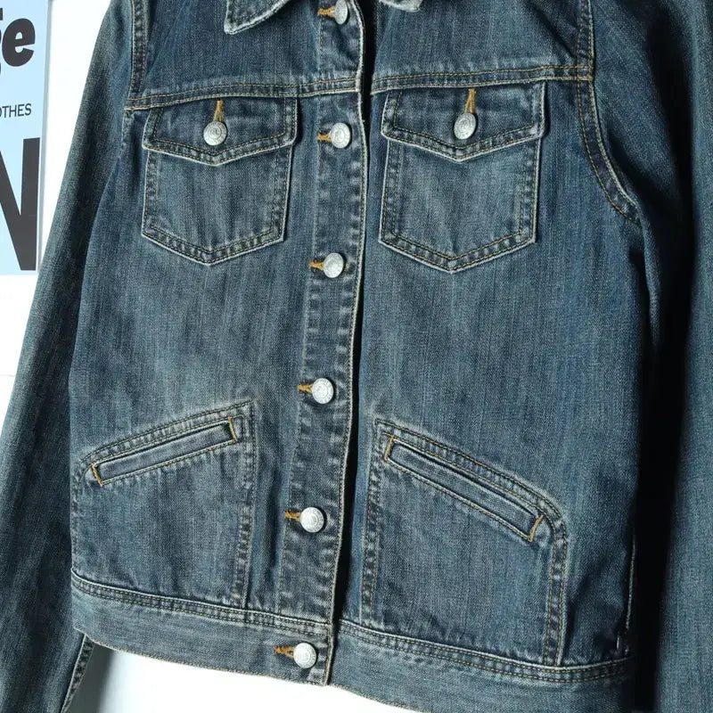[BUNJANG] Polo Ralph Lauren Denim Windbreaker Jacket / W(M) 폴로 랄프로렌 집업 바람막이 점퍼자켓 청 데님-1780C