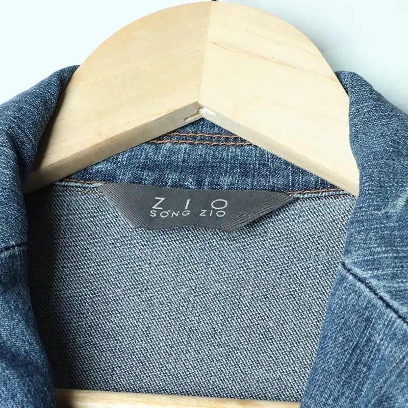 [BUNJANG] ZIO SONGZIO Denim Windbreaker Jacket / W(S-M) 지오송지오 집업 바람막이 점퍼자켓 데님 청-17810